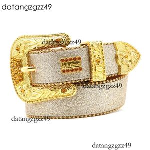 Bling Studded Crystal Fashion Diamond BB Simon Belt Casual Woman Leather Designer för Man Lady Belt Mens bredd 3,8 cm Rock S Rhinestone Buckle Punk Belt 957