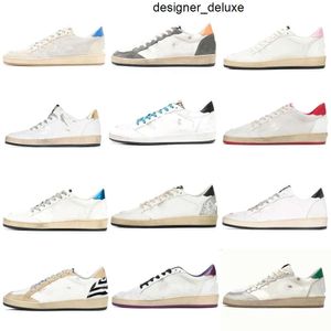 Ball Star Sneakers Designer Sapatos clássicos brancos do antigo sapato sujo homem mulher moda moda casual dourado bobo bóe goosse goosee goose's Goldenstar Goesosneakers