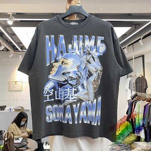 T-shirt maschile Digital Direct Printing Vintage Vintage Men Women High Quty Maglietta Tops T240508