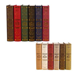 Estilo criativo European Retro Fake Book Retro Antique Book Modelo Prop Usado para Club El Room Decoration 240429