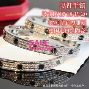 Дизайнерские картры браслет V-Gold второго поколения CNC Precision Edition Black Nail Full Sky Star Bracelet для мужчин и женщин RCMC