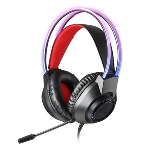 Kulaklıklar Redragon H231 Scream Line Oyunu Baş Stereo Selar Ses Deri Köpük Kulak Pedleri Gürültü İptali Mikrofon J240508