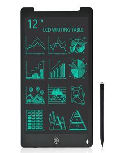 12 Zoll LCD Schreiben Tablet Elektronische Zeichnung Doodle Board Digitales farbenfrohes Handschriftengeschenk für Kinder und Erwachsene schützen Eyes 6825003