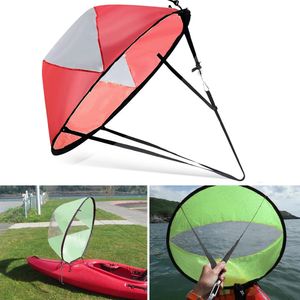 Foldable Kayak Boat Wind Sail Paddle Board Sailing Canoe Stroke Rowing Boats With Clear Window Surfboard Accessory 240506