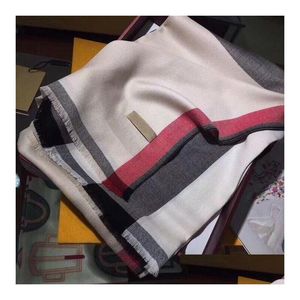 Szaliki Striped Strable Cashmere Scalf Shawl dla kobiet jesienne zima podwójne użycie grube ciepły modny liter