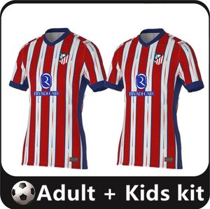 24 25 Fußballtrikots Morata Griezmann Memphis 2024 2025 M.llorente Correa Koke Atletico Madrids Camisetas de Futbol Lemar Carrasco Männer Kids Kit Fußballhemd 16-4xl