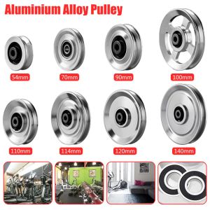 Suits 1 Piece Universal Aluminum 54/70/73/88/90/95/110/114/120/140mm Diameter Pulley Wheel Lift Heavy Load Fiess Gym Equipment