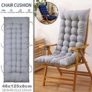 Recliner Soft Back Cushion Rocking Chair Cushions Lounger Bench Garden Pad Indoor Outdoor Chaise 240508