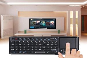 Bakgrundsbelysning mini trådlösa tangentbord luftmus 24g handhållen pekplatta för spel för telefon smart TV -låda android 24g bluetooth312o1181559