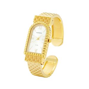 Gold Watch Women Fashion Bracelet Watch Dial Square Strap Strap Ladies Casual Quartz Clock Ladies Wristwatch