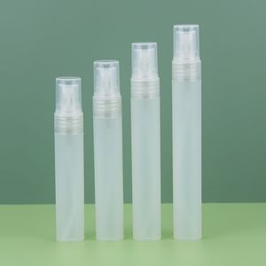 15ml mini parfüm kalem şekli ince sis şişe buzlu plastik tüp pp atomizer 20ml 30ml kalem tipi parfüm sprey şişeleri