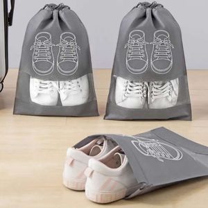 Waterproof Bag Travel Drawstring Non-Woven Storage Large Shoes Organizer Pouch Clothing Classified Hanging Bags s