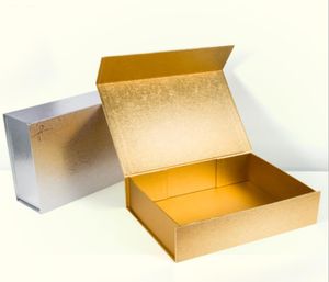 High End Plain Gift Toy Box Thick Paperboard Folding Rigid Box Magnetic Stängning Förpackning för underkläderkläder Cosmetic9026090