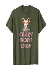funny goat lady t shirt crazy farmer tee gift retro vintage01306426