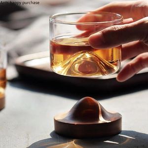 Кружки Glass Tea Cup деревянный базовый лоток Прозрачный теплостойкий