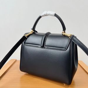 10A Mirror Quality Designer Bag 16bag Luxury Strap Bags Womens Cowhide Leather Purse Handväskor med topphandtaget Crossbody Shoulder Strap Box Bag med lås
