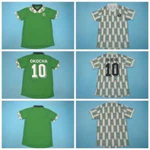 1994 1995 Vinatge 10 Okocha Retro Soccer Jersey Finidi Okoro Kanu Okechukwu Dayo Ojo Osas Amokachi Ikpeba Football Shirt Kits N-R-Y 211x