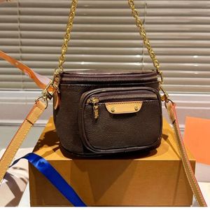 4 Farben Taillenbeutel M82335 Mini Bum Designer Bumbag Handtasche Geldbeutel Hobo Satchel Abend Cross Body Chain Casual Bag Geschenke.