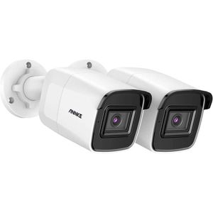 2 Pack Ultrahd 4K Poe Camera Camera 8MP Bullet IP-внешняя камера обнаружение транспортных средств.
