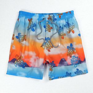 24SS Vilebre Short Vilebrequin Turtle Summer Designer Shorts Męskie spodnie surfingowe Sandfast Dry Beach Pants wyłożone szorty europejskie i amerykańskie 414