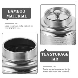 Storage Bottles Tea Mini Mason Jars Container Set Metal Portable Can Stainless Steel Holder Miss Coffee Beans