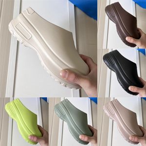 Tasarımcı Terlik Adifom Stan Smith Mule Kadın Platformu Slaytlar Şef Ayakkabıları Cüce Pembe Çekirdek Siyah Gümüş Kahverengi Taupe Yaz Sandalet Moda Kadınlar Günlük Ayakkabılar