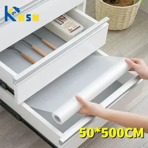 Proofing Waterproof Pad Shelf Drawer Foder Cabinet Non Slip Cover Mat återanvändbart kylduk Tapelduk fuktproof köksbordsmattor