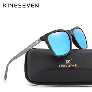 Occhiali da sole Kingseven 2021 Fashion Aluminium TR90 Porized Women Designer UNISEX Square Designer Uv400 Guida occhiali da sole Eyewear1 258a
