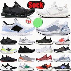 Дизайнерская обувь Ultra Boost 22 кроссовки 4.0 ДНК белая чудо Чудо -апельсиновые металлические тройные черные тренеры Mens Womensuqyk#