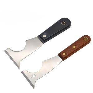 Kittmesser -Schaber 5 in 1 Werkzeuge Kesselentfernung Werkzeug Spackle Messer Farbe Entferner Maler Werkzeug Farbe Dose Öffnung für Holzschaber