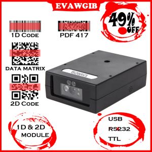 Scanners Mini tamanho do scanner de código de barras Módulo USB Reader com preço mais barato 1d2d ttl rs232 serial autonductio qr barcanners scanners