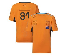 Summer 2024 new short-sleeved racing suit F1 team uniform men's custom leisure quick-dry T-shirt