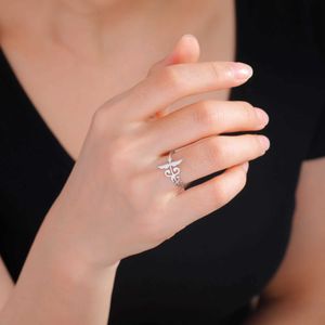 Eheringe Skyrim Caduceus Ring Frauen Männer Edelstahl Finger Ringe Medizin Symbol Doppel Schlange Flügel Schmuck Geschenk für Krankenschwester Doktor