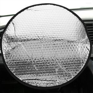 Steering Wheel Covers Car Sun Visor Cover For Van Shield Cooling Aluminum Foil Shade Truck