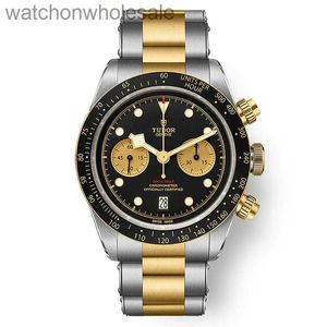 Luxury Tudory Brand Designer Owatch Swiss Emperor Series Multi Functional Calendario Gold Acciaio Oro