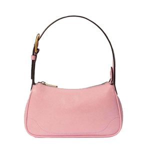 Designer Brand Women Pink Bag Handväska dragkedja fast färg ny axelväska för kvinna cyx05085