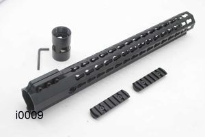 Parçalar Taktik Ultralight 15 inç Anahtar Mod Picatinny Rail AR15 M4 M16 ÜCRETSİZ Şamandıra Handguard Ücretsiz Nakliye