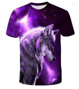 Men039s T -Shirts Liebhaber Wolf gedruckt T -Shirts Männer 3d Drop Ship Top Tee Kurzarm Camiseta Round Hals T -Shirt Fashion Casual B5851021