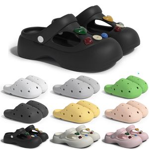 مصمم شحن مجاني شرائح واحدة من شركات النعال الصلفية للرجال الصنادل Gai Gai Men Women Slippers المدربين Sandles Color20