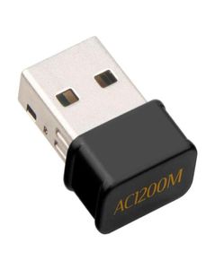 Ricevitore di rete 1200 Mbps WiFi Dongle Dual Band Adattatore WiFi della scheda di rete da 5GHz 24GHz per Windows Mac OS Desktop Laptop220g9838279