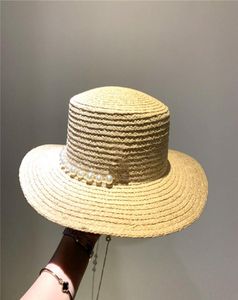 Pearl Sunshade Toca Chapéu Diamante Top Hats Designer Caps Caps Mulheres Luxo Chapéus de Berna A avantgarde