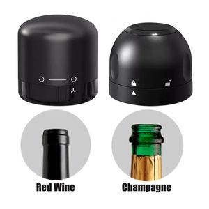Silikon Vakum Kırmızı Şarap Şampanya Şişe Tıpa Set Mühürlü Kapak Kiti Sızdır Yoksunluk Tazip Tasarlama 240428