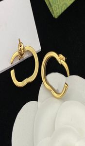 Women Stud Earings Fashion Gold Earring Designer för Herr Hoops Women Jewelry Luxurys 925 Silver Studs Bijoux de Luxe med Box7878486