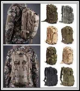 12 cores 30l Caminhadas bolsas de acampamento Militares Bolsas ao ar livre Tactical Trekking Rucksack Backpack CCA9054 50pcs6475695