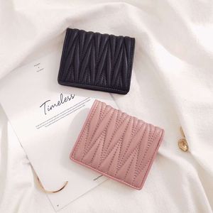 أفضل محفظة مبيعًا جديدًا بنسبة 85 ٪ من المصنع الترويجي Miao Family Leather محفظة صغيرة للسيدات جديدة