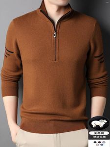 Мужские свитера Пуловер Мжженные джамперы вязаный кашемировый свитер мужской