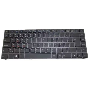 Клавиатура ноутбука для CLEVO P640 MP-13C26P0J4306 MP-13C26P0J4303 6-80-P6400-150-1 PORTUGAL PO с серебряной рамой и подсветкой