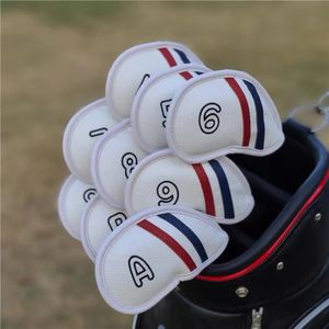 Golf Club Head Cover Simple Sand Wedge 4860 Degree Print Irons Covers Protector Iron Headcover Accessories 240428