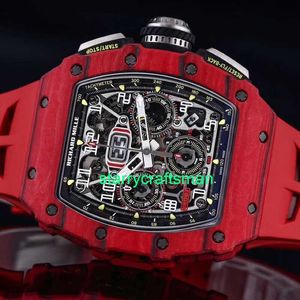 RM Luxury Watches Mechanical Watch Mills Men's Series RM 53-01 Polo Limited Tourbillon Full Hollow 44.50 X 49.94 Manual RM11-03 Red Magic STT8