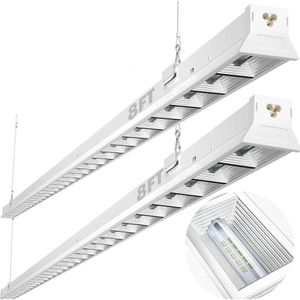 Faithsail 8ft LED Shop Lights with Reflector - 110W 13200LM 5000K da 8 piedi Garage Lampa